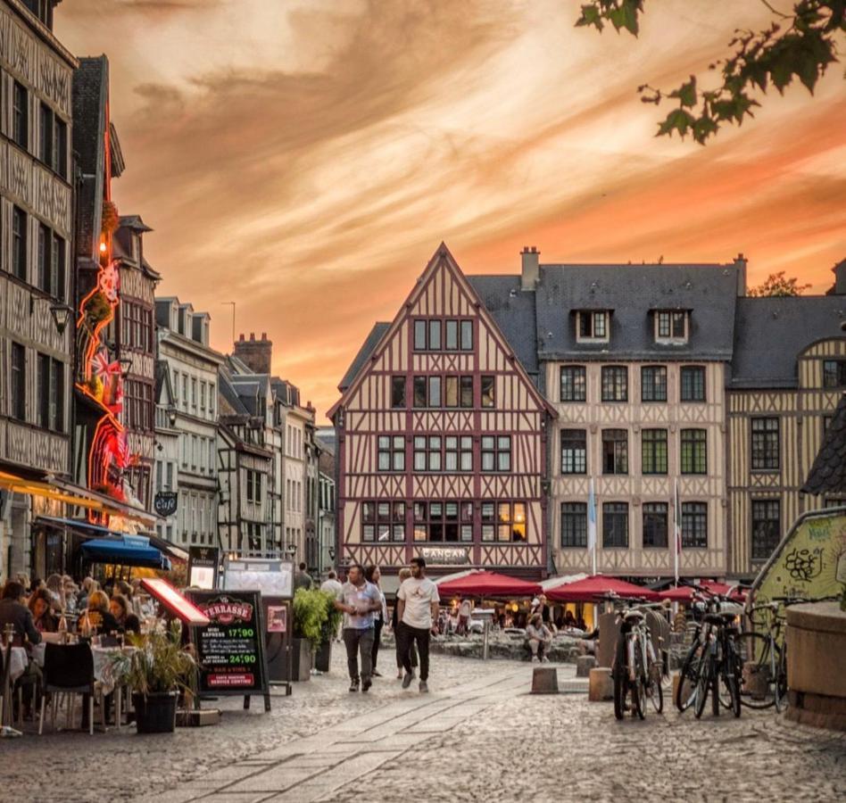 Le Secret D'Adam Apartment Rouen Bagian luar foto